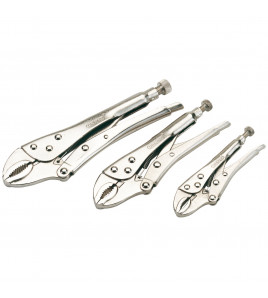 Curved Jaw Self Grip Pliers Set (3 Piece)