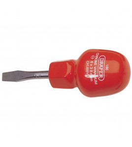 Plain Slot Cabinet Pattern Chubby Screwdriver, 6 x 38mm