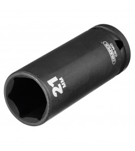 Draper HI-TORQ® Deep Impact Socket, 1/2 Sq. Dr., 21mm