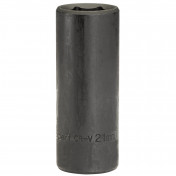 Draper Expert HI-TORQ® Deep Impact Socket, 1/2 Sq. Dr., 21mm