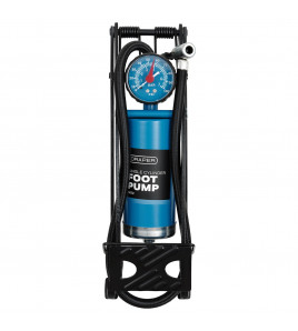 Single Cylinder Foot Pump with Pressure Gauge