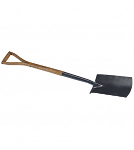 Carbon Steel Garden Spade with Ash Handle