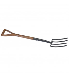 Carbon Steel Border Fork with Ash Handle