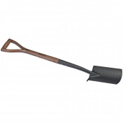 Carbon Steel Border Spade with Ash Handle