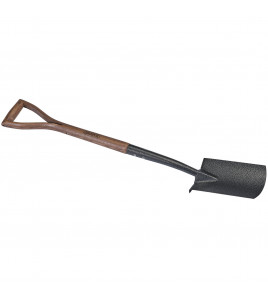 Carbon Steel Border Spade with Ash Handle