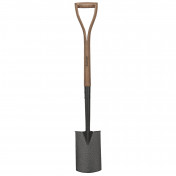 Carbon Steel Border Spade with Ash Handle