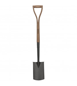 Carbon Steel Border Spade with Ash Handle