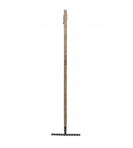 Carbon Steel Garden Rake with Ash Handle