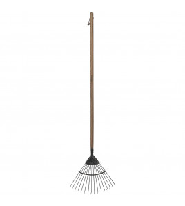 Carbon Steel Lawn Rake with Ash Handle