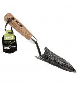Carbon Steel Heavy Duty Transplanting Trowel with Ash Handle