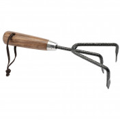 Carbon Steel Heavy Duty Hand Cultivator with Ash Handle