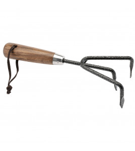Carbon Steel Heavy Duty Hand Cultivator with Ash Handle