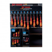 XP1000® VDE Slimline Screwdriver Profile for Slat Wall and Toolbar (34 Piece)