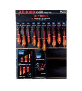 XP1000® VDE Screwdriver Profile for Slat Wall and Toolbar (34 Piece)