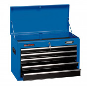 Tool Chest, 5 Drawer, 26, Blue