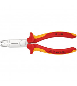 KNIPEX 13 46 165 SB VDE Stripping Pliers, 165mm