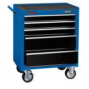 Roller Tool Cabinet, 5 Drawer, 26, Blue