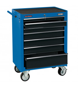 Roller Tool Cabinet, 7 Drawer, 26, Blue