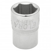 Elora Hexagon Socket, 3/8 Sq. Dr., 14mm