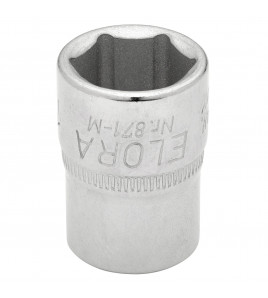 Elora Hexagon Socket, 3/8 Sq. Dr., 14mm