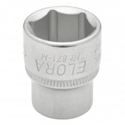 Elora Hexagon Socket, 3/8 Sq. Dr., 17mm