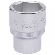 Elora Hexagon Socket, 1/2 Sq. Dr., 25mm