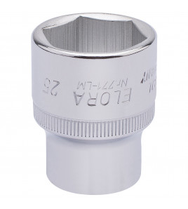 Elora Hexagon Socket, 1/2 Sq. Dr., 25mm