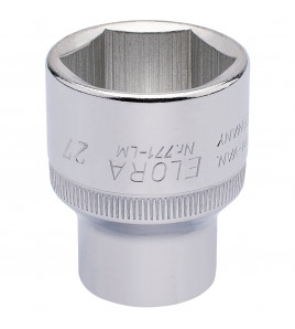Elora Hexagon Socket, 1/2 Sq. Dr., 27mm