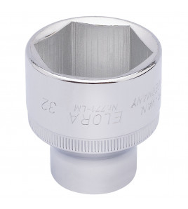 Elora Hexagon Socket, 1/2 Sq. Dr., 32mm