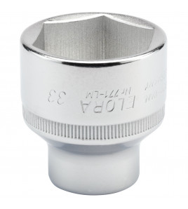 Elora Hexagon Socket, 1/2 Sq. Dr., 33mm (Sold Loose)