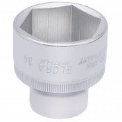 Elora Hexagon Socket, 1/2 Sq. Dr., 34mm