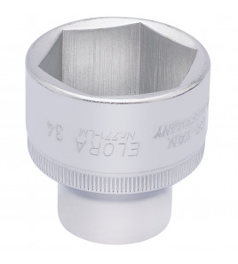 Elora Hexagon Socket, 1/2 Sq. Dr., 34mm
