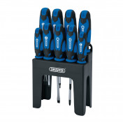 Soft Grip Screwdriver Set, Blue (9 Piece)