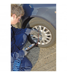 Draper Expert Professional Air Line Inflator with Lock-On Connector