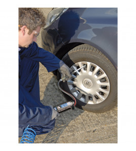 Draper Expert Hi-Flo Air Line Inflator With Twin Open Ended Connector