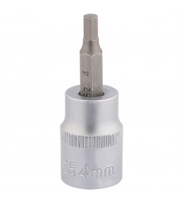 Draper Expert Socket with Hexagonal Bit, 3/8 Sq. Dr., 4mm