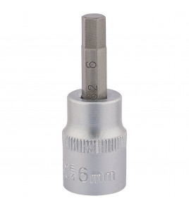 Draper Expert Socket with Hexagonal Bit, 3/8 Sq. Dr., 6mm