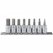 Metric Hex. Socket Bit Set, 3/8 Sq. Dr., 48mm (8 Piece)