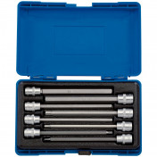 Hexagonal Socket Bit Set, 3/8 Sq. Dr. (8 Piece)