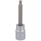 Ball End Hexagonal Socket Bits, 3/8 Sq. Dr., 5mm