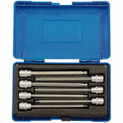 Hexagonal Socket Bit Set, 3/8 Sq. Dr. (7 Piece)