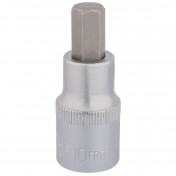 Hexagonal Socket Bits, 1/2 Sq. Dr., 10mm