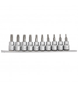Draper Expert TX-STAR® Socket Bit Set, 3/8 Sq. Dr., 48mm (10 Piece)