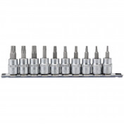 Draper TX-STAR® Socket Bit Set, 3/8 Sq. Dr., 48mm (10 Piece)