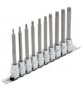 Draper Expert TX-STAR® Socket Bit Set, 3/8 Sq. Dr., 100mm (10 Piece)