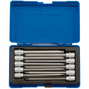 Draper TX-STAR® Long Socket Bit Set, 3/8 Sq. Dr., 150mm (10 Piece)