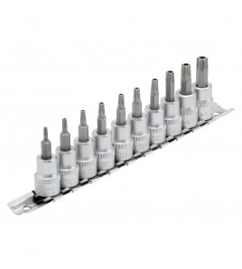Draper Expert TX-STAR® Security Socket Bit Set, 3/8 Sq. Dr., 48mm (10 Piece)