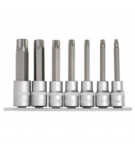 Draper Expert TX-STAR® Security Socket Bit Set, 1/2 Sq. Dr., 100mm (7 Piece)