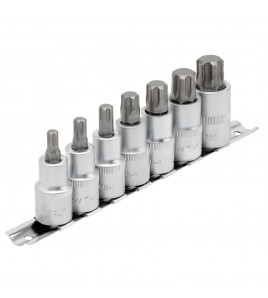 Draper Expert TX-STAR® Plus Socket Bit Set, 1/2 Sq. Dr., 55mm (7 Piece)