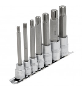 Draper Expert Ribe® Socket Bit Set, 3/8 & 1/2 Sq. Dr. (7 Piece)